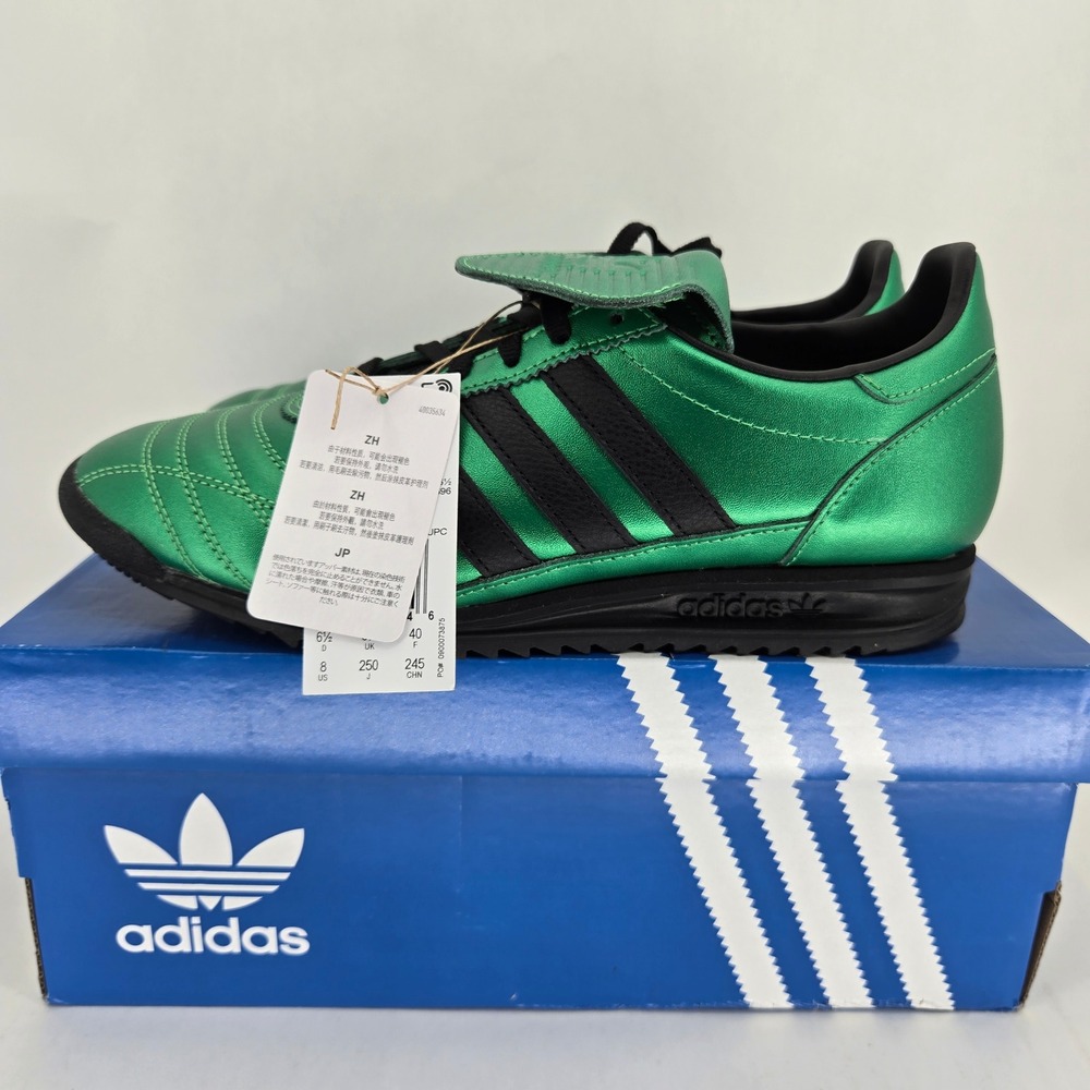 Adidas SL 72 OG W Metallic Green Black Women's Sneakers JH7238 Size 8 NEW - Picture 4 of 11